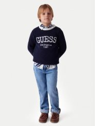 Guess T-Shirt L5RI37 J1311 Czarny Regular Fit. Czarne t-shirty chłopięce Guess, z aplikacjami, z bawełny, bez ramiączek. Za 119.99 zł.