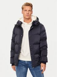 Guess Kurtka zimowa M4BL21 WGJ42 Granatowy Regular Fit. Niebieskie kurtki męskie Guess, na zimę, m, z aplikacjami, z syntetyku, bez kaptura. Za 619.99 zł.