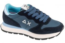 Buty sportowe Sneakersy damskie, Ally Solid. Czarne buty sportowe na co dzień damskie SUN68, bez wzorów, z materiału, trekkingowe. Za 399.99 zł.