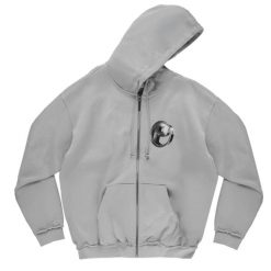 Bluza dresowa sportowa męska P Rim Zip Hoodie. Szare bluzy bez kaptura męskie Prosto., bez wzorów, z bawełny, sportowe, bez kołnierzyka, bez ramiączek. Za 344.99 zł.