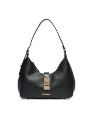 Steve Madden Torebka Bovie SM13001510-02002-BLK Czarny. Czarne torebki klasyczne damskie Steve Madden, bez wzorów, ze skóry, bez dodatków. Za 459.99 zł.