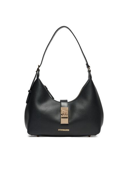 Steve Madden Torebka Bovie SM13001510-02002-BLK Czarny. Czarne torebki klasyczne damskie Steve Madden, bez wzorów, ze skóry, bez dodatków. Za 459.99 zł.