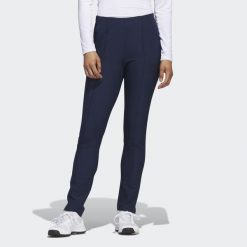 Pintuck Pull-On Pants. Niebieskie spodnie dresowe damskie Adidas, m, bez wzorów, z materiału. W wyprzedaży za 239.40 zł.