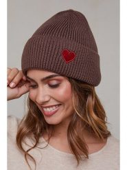 Soft Cashmere Czapka w kolorze brązowym rozmiar: onesize. Brązowe czapki zimowe damskie Soft Cashmere, z kaszmiru. Za 123.25 zł.