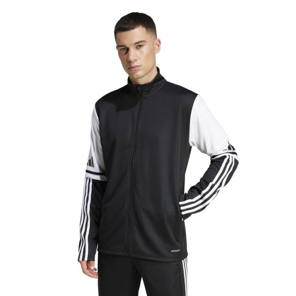 Kurtka z dresu adidas Squadra25. Białe kurtki treningowe męskie Adidas, s, bez wzorów, z dresówki, do biegania. Za 134.99 zł.
