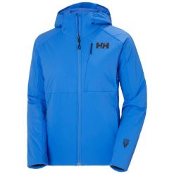 Damska kurtka narciarska z kapturem Helly Hansen Odin Insula 2.0. Niebieskie kurtki damskie Helly Hansen, bez wzorów, z kapturem, narciarskie. Za 1,114.00 zł.