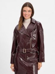 Liu Jo Collection Kurtka Kobiety czerwony, 40. Czerwone kurtki damskie Liu Jo Collection, bez wzorów, ze skóry, bez kaptura. Za 599.95 zł.