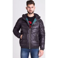 KURTKA GARRETT DIESEL. Czarne kurtki męskie Diesel, l, z aplikacjami, z puchu, z kapturem. Za 540.00 zł.