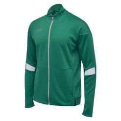 Kurtka Rozpinana Sportowa Hummel Tech Move Poly Zip Jacket. Zielone kurtki treningowe męskie HUMMEL, xl, bez wzorów, do piłki ręcznej. Za 109.00 zł.