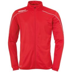 Kurtka Uhlsport Stream 22. Białe kurtki męskie UHLSPORT, l, bez wzorów, z dresówki, na fitness i siłownię. Za 148.50 zł.