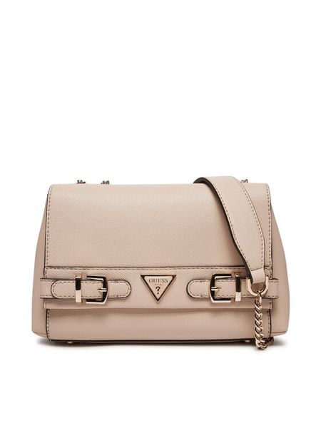 Guess Torebka HWEBG9 51121 Écru. Torebki klasyczne damskie Guess, z aplikacjami, ze skóry, bez dodatków. Za 299.99 zł.