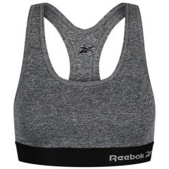 Sportowy Top Damski / Damski Simone. Szare topy sportowe damskie Reebok, bez wzorów, bez ramiączek. Za 185.99 zł.