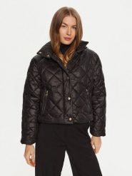 Gaudi Kurtka przejściowa 421BD35013 Czarny Regular Fit. Czarne kurtki damskie GAUDI, bez wzorów, z syntetyku, bez kaptura. Za 459.99 zł.