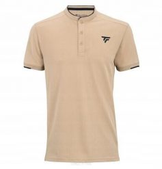 Koszulka tenisowa Tecnifibre Polo Pique. Brązowe koszulki polo męskie TECNIFIBRE, xl, bez wzorów, z bawełny, bez ramiączek. Za 219.99 zł.