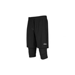 Spodenki krótkie męskie DIADORA POWER SHORTS BE ONE. Czarne szorty męskie Diadora, z elastanu, bez kołnierzyka. Za 119.99 zł.