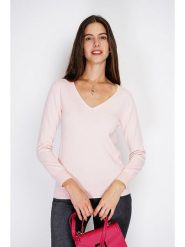 William de Faye Sweter w kolorze jasnoróżowym rozmiar: 38. Różowe swetry klasyczne damskie William De Faye, z kaszmiru, bez kołnierzyka. Za 143.56 zł.