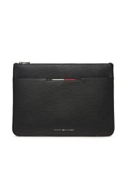 Tommy Hilfiger Saszetka Central Pouch AM0AM13523 Czarny. Czarne saszetki męskie Tommy Hilfiger, ze skóry. Za 189.99 zł.