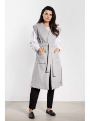 Awama Kamizelka w kolorze szarym rozmiar: M. Szare kamizelki damskie Awama, m, z tkaniny. Za 213.69 zł.