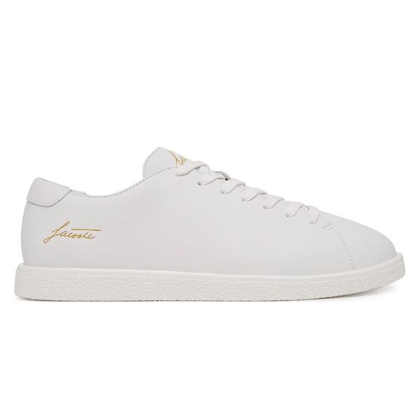 Buty Sportowe Męskie Lacoste Linecourt. Białe buty sportowe na co dzień męskie Lacoste, z gumy, bez zapięcia, tenisowe. Za 435.60 zł.