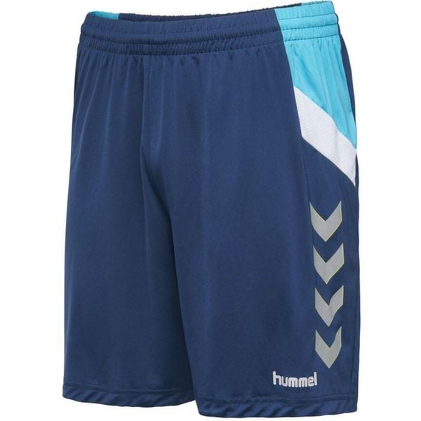Hummel Move Tech Poly Szorty Sportowe Męskie 2XL - Oddychające i Elastyczne. Niebieskie szorty męskie HUMMEL, bez wzorów, sportowe. Za 137.99 zł.