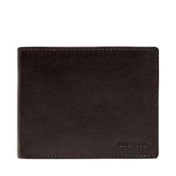 Portfel GINO ROSSI. Brązowe portfele męskie Gino Rossi, bez wzorów. Za 119.99 zł.