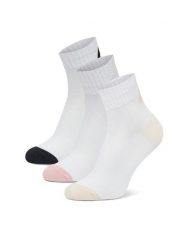 DC Skarpety krótkie AS_DC_03Z_SS25 (3-PACK) Biały. Białe skarpetki damskie DC, bez wzorów, z bawełny. Za 39.99 zł.