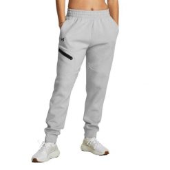 Spodnie Joggery Under Armour Unstoppable Flc Damskie. Szare spodnie sportowe damskie Under Armour, m, z materiału, na fitness i siłownię. Za 430.30 zł.