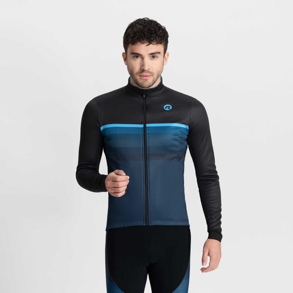 Kurtka rowerowa męska Rogelli HERO II. Czarne kurtki męskie Rogelli, l, bez wzorów, z materiału, bez kaptura. Za 602.90 zł.