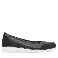 Baleriny Clara Barson. Czarne baleriny damskie Clara Barson, bez wzorów, bez obcasa. Za 79.99 zł.