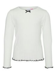 Vero Moda Girl Koszulka "Julietta" w kolorze białym rozmiar: 158/164. Białe koszulki dziewczęce Vero Moda Girl, bez wzorów, z bawełny, bez ramiączek. Za 52.67 zł.