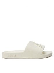 Adidas Klapki adilette Aqua Slides IF7370 Biały. Białe kalosze damskie Adidas, bez wzorów, z tworzywa sztucznego. Za 79.99 zł.