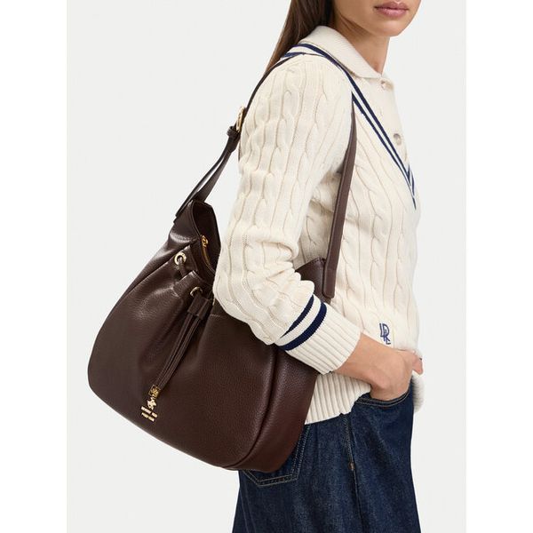 Torebka Beverly Hills Polo Club. Brązowe torebki klasyczne damskie Beverly Hills Polo Club, bez wzorów, bez dodatków. Za 229.99 zł.