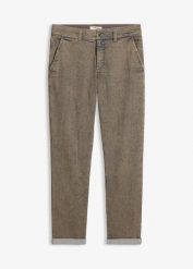 Lekkie jeansy relaxed fit ze stretchem, elastycznym pasem i prostą nogawką. Szare jeansy męskie bonprix. Za 99.99 zł.