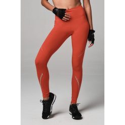 Legginsy sportowe damskie STRONG ID z wysokim stanem. Brązowe legginsy damskie STRONG ID, s, bez wzorów, z materiału, z podwyższonym stanem, do biegania. Za 169.99 zł.