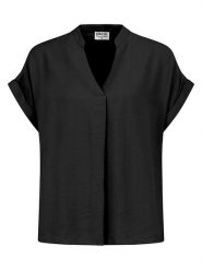 Sublevel Bluzka w kolorze czarnym rozmiar: S. Czarne bluzki damskie Sublevel, s, bez wzorów, bez kołnierzyka, bez ramiączek. Za 74.28 zł.