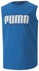 Dziecięca koszulka bez rękawów Puma Active Sports B niebieska. Niebieskie bluzki sportowe damskie Puma, s, z bawełny, bez kołnierzyka, bez ramiączek. Za 127.99 zł.