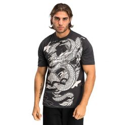 Koszulka męska Venum Dragon'S Flight Men'S T-Shirt. Szare t-shirty męskie VENUM, m, bez wzorów, bez kołnierzyka. Za 199.99 zł.