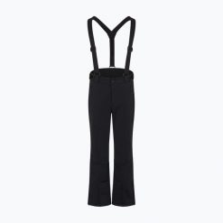 Spodnie narciarskie męskie EA7 Emporio Armani Ski Kitzbuhel Softshell. Czarne spodnie materiałowe męskie EA7 Emporio Armani, bez wzorów, z elastanu, sportowe. Za 939.99 zł.
