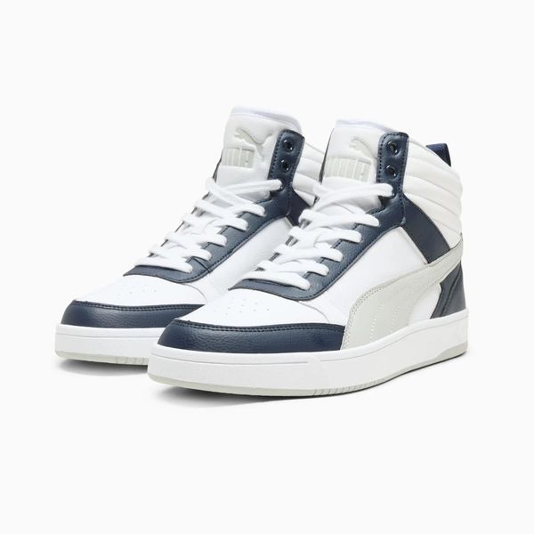 Buty sportowe męskie Puma DRIBBLE białe 40098003 r 47. Białe buty sportowe na co dzień męskie Puma, z gumy, bez zapięcia, trekkingowe. Za 211.05 zł.