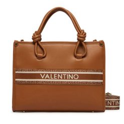 Torebka Valentino. Brązowe torebki klasyczne damskie Valentino, bez wzorów, bez dodatków. Za 609.99 zł.