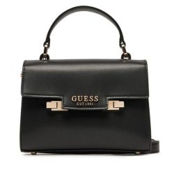 Torebka Guess. Czarne torebki klasyczne damskie Guess, z aplikacjami, bez dodatków. Za 450.99 zł.