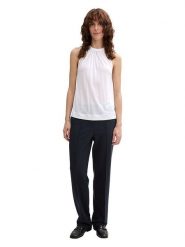 Tom Tailor Top w kolorze białym rozmiar: XL. Białe topy damskie Tom Tailor, xl, bez wzorów, z lyocellu, bez kołnierzyka. Za 61.46 zł.