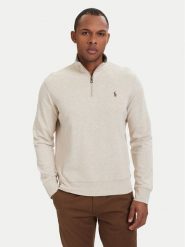 Polo Ralph Lauren Bluza 710812963017 Beżowy jasny Regular Fit. Brązowe bluzy bez kaptura męskie Polo Ralph Lauren, m, z bawełny. Za 819.99 zł.