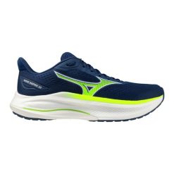 Buty do biegania Mizuno Wave Inspire 22. Niebieskie obuwie do biegania damskie Mizuno, mizuno wave. Za 688.05 zł.