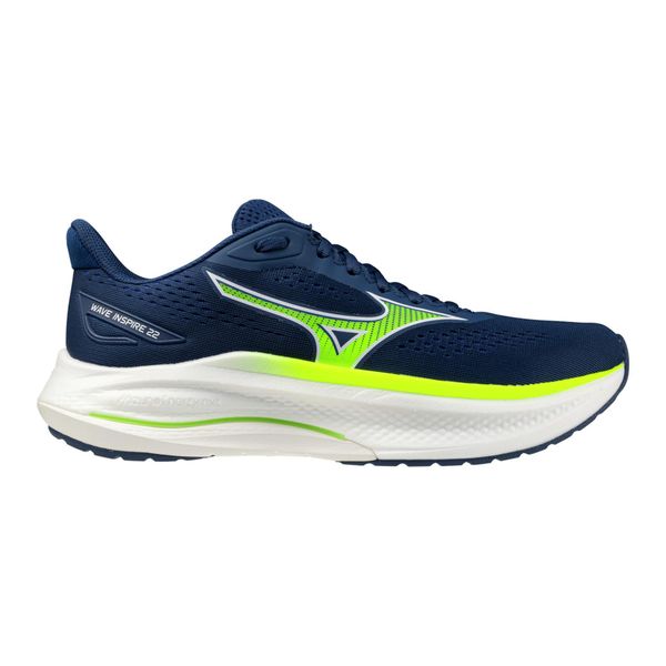 Buty do biegania Mizuno Wave Inspire 22. Niebieskie obuwie do biegania damskie Mizuno, mizuno wave. Za 694.05 zł.