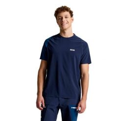 T-Shirt Slam Od Tech Ss Dorośli. Niebieskie t-shirty męskie SLAM, m, bez wzorów, z lycry, bez kołnierzyka. Za 329.20 zł.