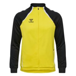Bluza dresowa zapinana na zamek błyskawiczny Hummel Lead 2.0. Czarne bluzy sportowe damskie HUMMEL, bez wzorów, z dresówki, bez ramiączek, bez kaptura. Za 212.50 zł.