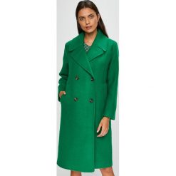 Pepe Jeans - Płaszcz Edurne. Zielone płaszcze damskie Pepe Jeans, s, bez wzorów, z jeansu, klasyczne. W wyprzedaży za 679.90 zł.