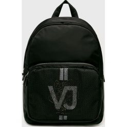 Versace Jeans - Plecak. Czarne plecaki męskie Versace Jeans, bez wzorów, z jeansu. W wyprzedaży za 399.90 zł.