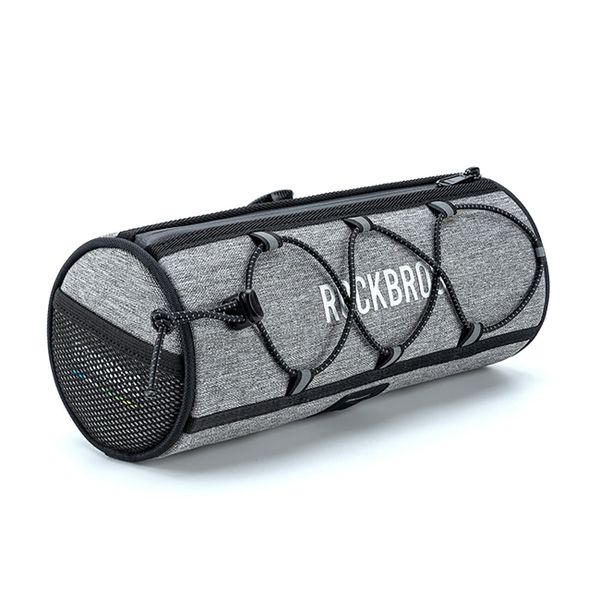 Torba rowerowa na kierownicę wodoodporna. Brązowe torebki klasyczne damskie ROCKBROS, bez wzorów, z materiału, bez dodatków. Za 274.99 zł.